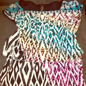 Summer blouson dress